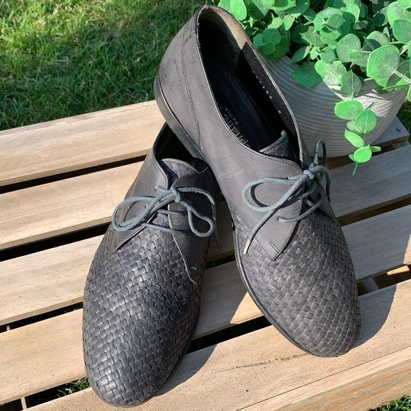 Stephane Kelian Paris Woven Leather Oxford Lace Up | Size 8 - Picture 1 of 12